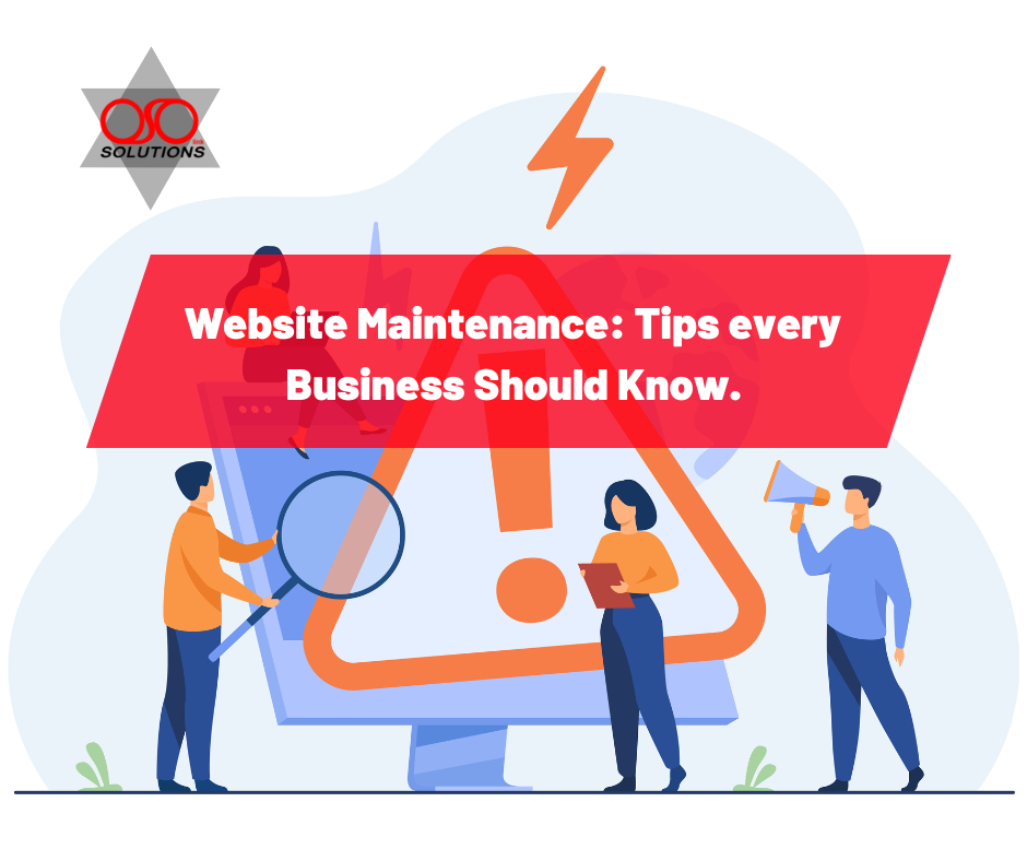 Website Maintenance Tips every Business Should Know