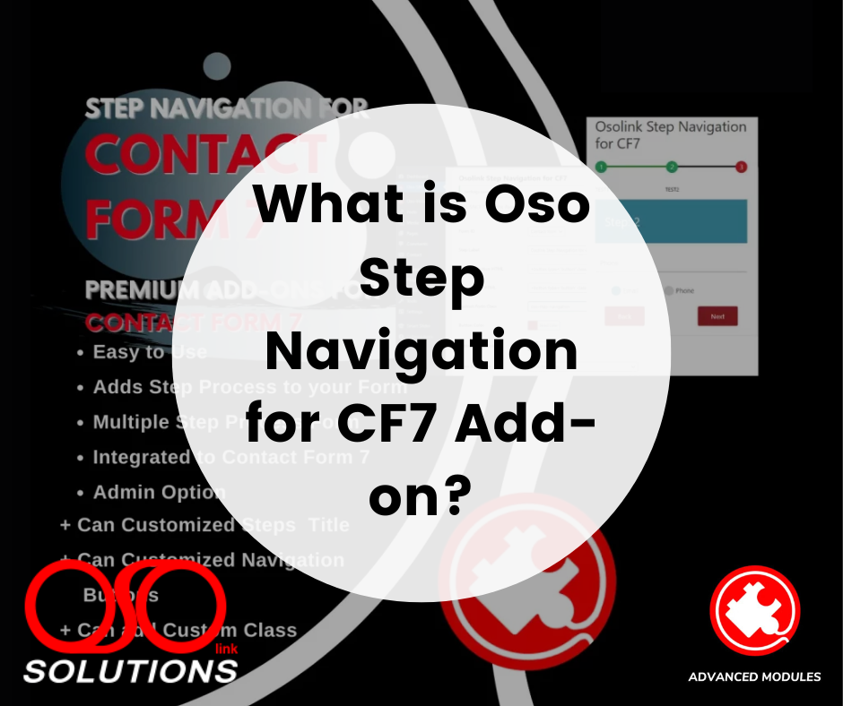 Blog Article - What is Oso Step Navigation for CF7 Add-on - Featured Image