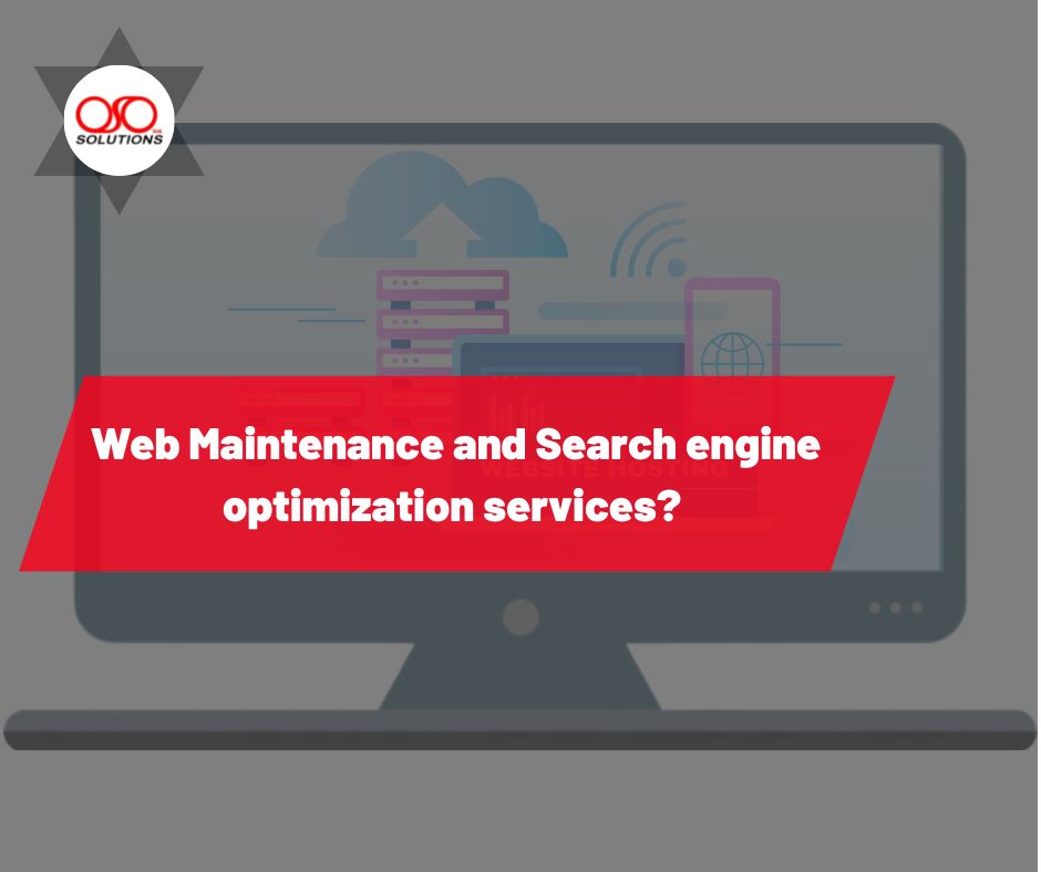 Web Maintenance and Search engine optimization services